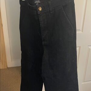 J. Crew Factory High-Rise Dark Blue Trouser Jeans